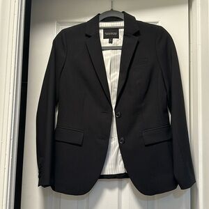 Banana Republic black “Long & Lean” blazer.